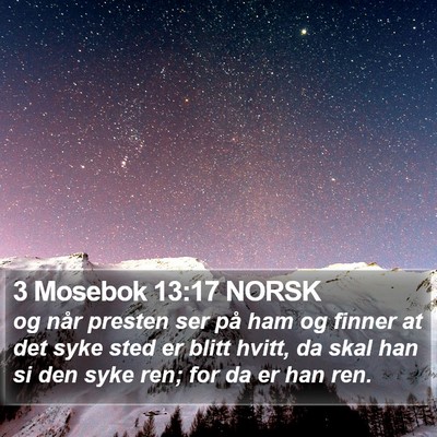 3 Mosebok 13:17 NORSK Bible Verse Image