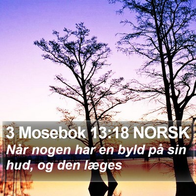 3 Mosebok 13:18 NORSK Bible Verse Image