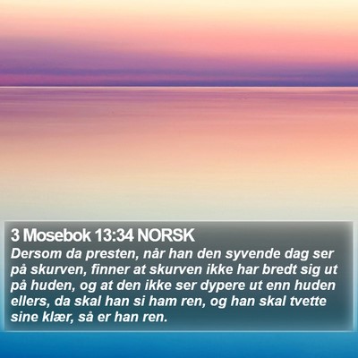 3 Mosebok 13:34 NORSK Bible Verse Image