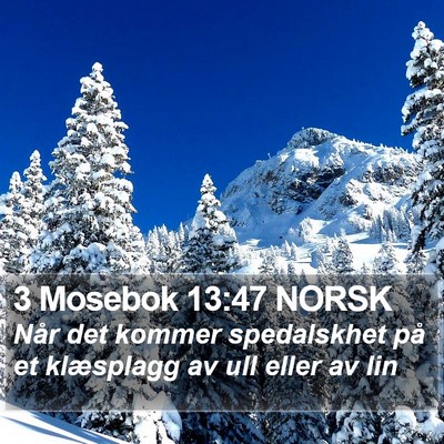 3 Mosebok 13:47 NORSK Bible Verse Image