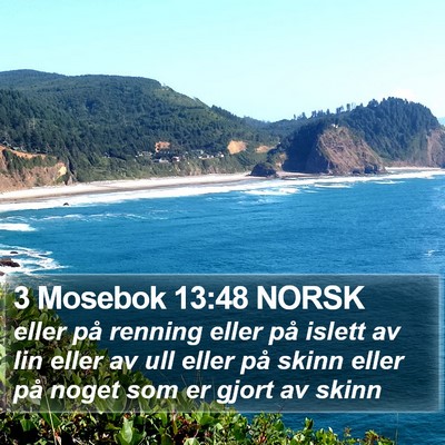 3 Mosebok 13:48 NORSK Bible Verse Image