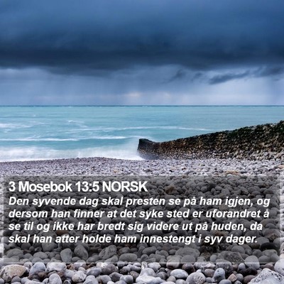 3 Mosebok 13:5 NORSK Bible Verse Image