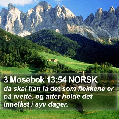 3 Mosebok 13:54 NORSK Bible Verse Image