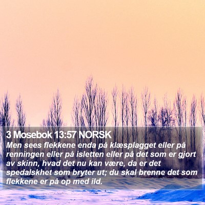 3 Mosebok 13:57 NORSK Bible Verse Image