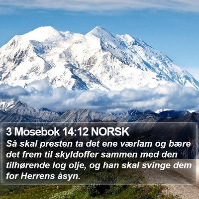 3 Mosebok 14:12 NORSK Bible Verse Image
