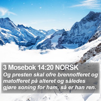 3 Mosebok 14:20 NORSK Bible Verse Image