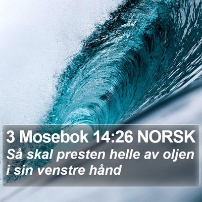 3 Mosebok 14:26 NORSK Bible Verse Image