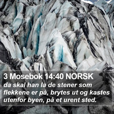 3 Mosebok 14:40 NORSK Bible Verse Image