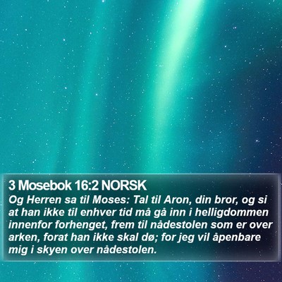 3 Mosebok 16:2 NORSK Bible Verse Image