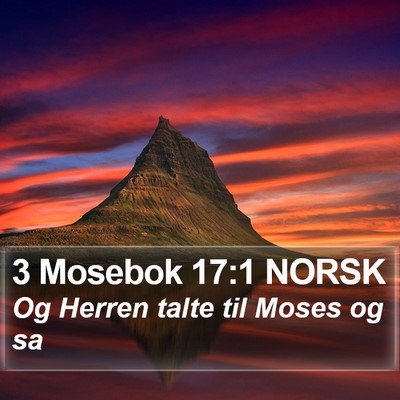3 Mosebok 17:1 NORSK Bible Verse Image