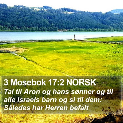 3 Mosebok 17:2 NORSK Bible Verse Image
