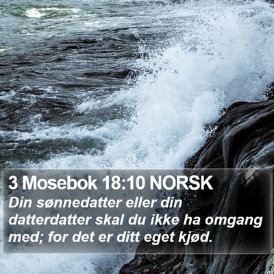 3 Mosebok 18:10 NORSK Bible Verse Image