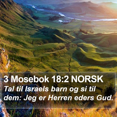 3 Mosebok 18:2 NORSK Bible Verse Image