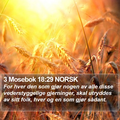 3 Mosebok 18:29 NORSK Bible Verse Image
