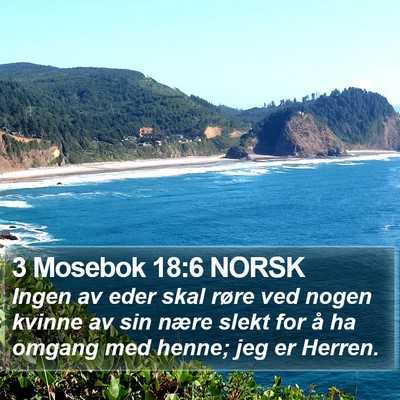 3 Mosebok 18:6 NORSK Bible Verse Image