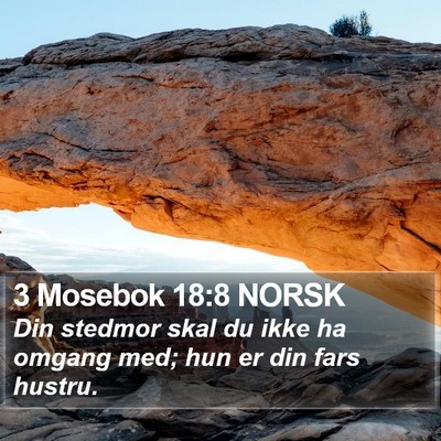 3 Mosebok 18:8 NORSK Bible Verse Image
