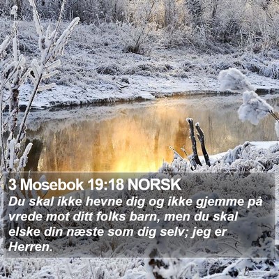 3 Mosebok 19:18 NORSK Bible Verse Image