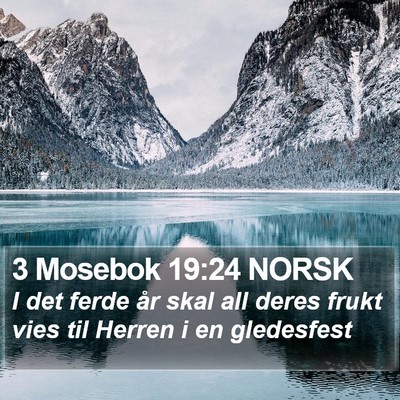 3 Mosebok 19:24 NORSK Bible Verse Image