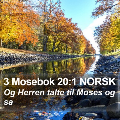 3 Mosebok 20:1 NORSK Bible Verse Image