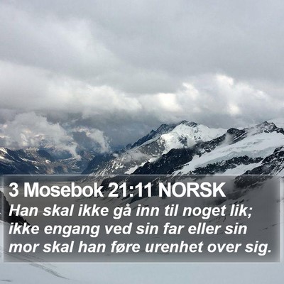 3 Mosebok 21:11 NORSK Bible Verse Image