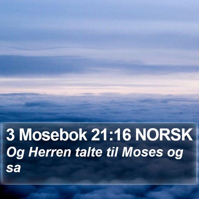 3 Mosebok 21:16 NORSK Bible Verse Image