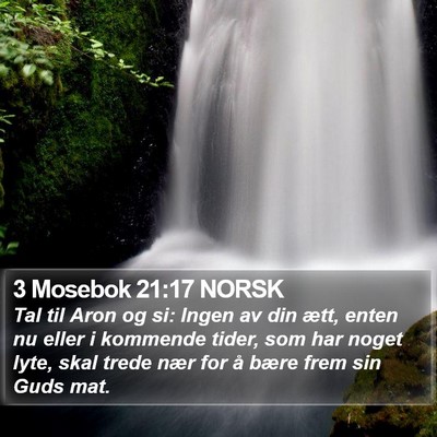 3 Mosebok 21:17 NORSK Bible Verse Image