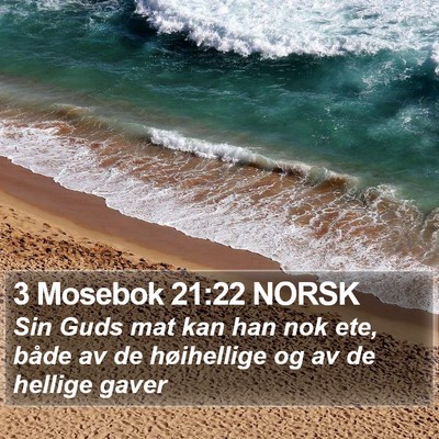 3 Mosebok 21:22 NORSK Bible Verse Image