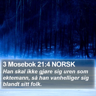 3 Mosebok 21:4 NORSK Bible Verse Image
