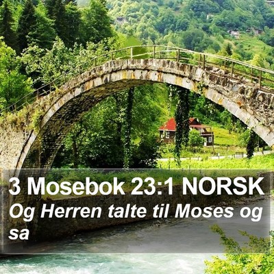 3 Mosebok 23:1 NORSK Bible Verse Image