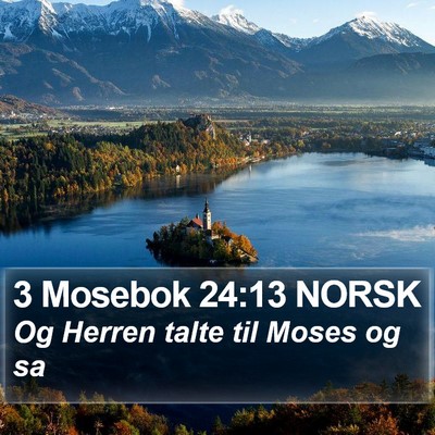 3 Mosebok 24:13 NORSK Bible Verse Image