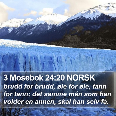 3 Mosebok 24:20 NORSK Bible Verse Image