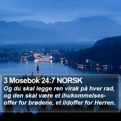 3 Mosebok 24:7 NORSK Bible Verse Image