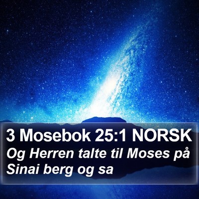 3 Mosebok 25:1 NORSK Bible Verse Image