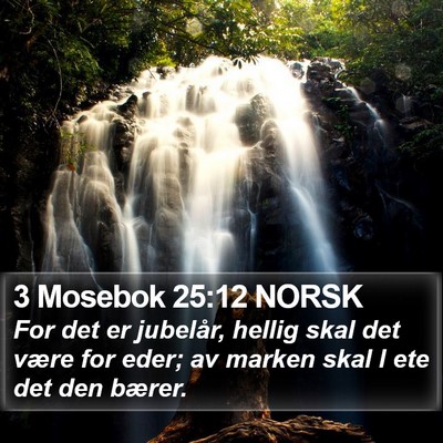 3 Mosebok 25:12 NORSK Bible Verse Image