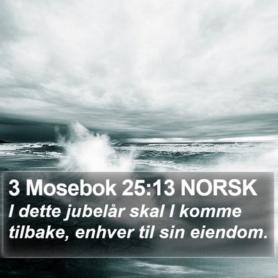 3 Mosebok 25:13 NORSK Bible Verse Image