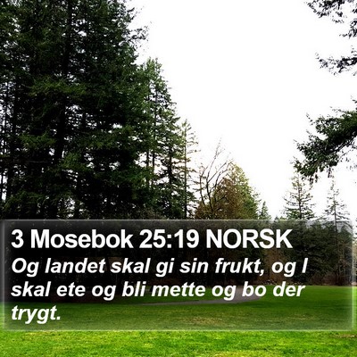 3 Mosebok 25:19 NORSK Bible Verse Image