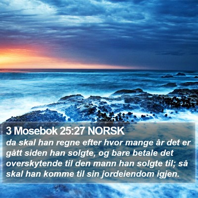 3 Mosebok 25:27 NORSK Bible Verse Image