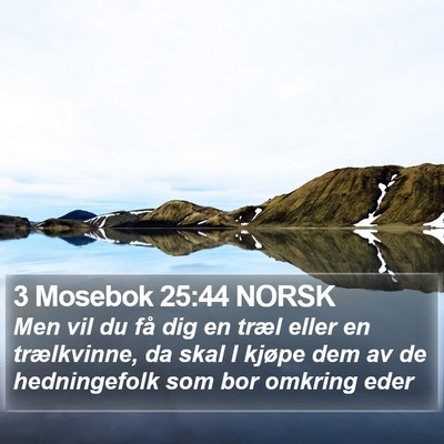 3 Mosebok 25:44 NORSK Bible Verse Image
