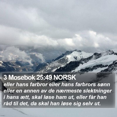 3 Mosebok 25:49 NORSK Bible Verse Image
