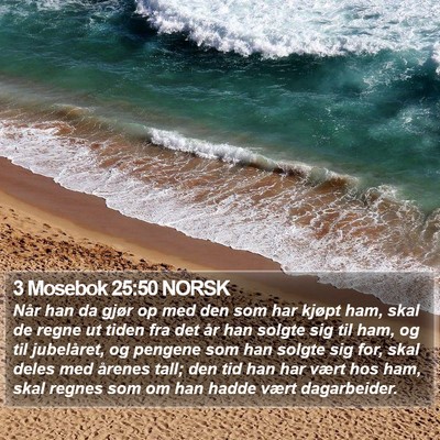 3 Mosebok 25:50 NORSK Bible Verse Image