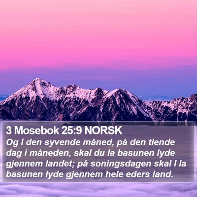 3 Mosebok 25:9 NORSK Bible Verse Image