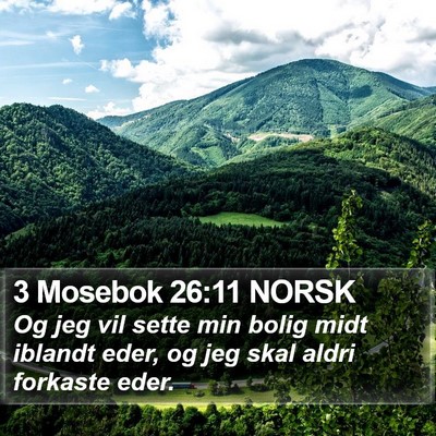 3 Mosebok 26:11 NORSK Bible Verse Image