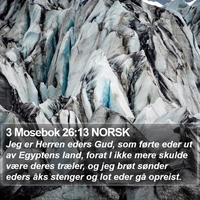 3 Mosebok 26:13 NORSK Bible Verse Image
