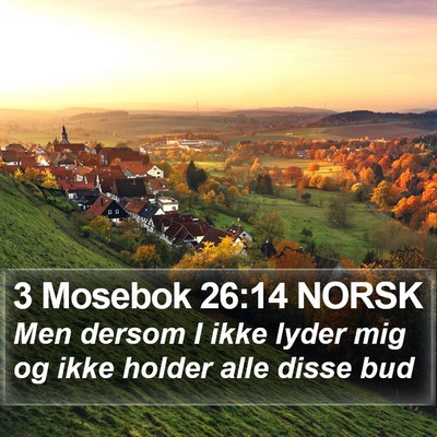 3 Mosebok 26:14 NORSK Bible Verse Image