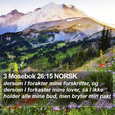 3 Mosebok 26:15 NORSK Bible Verse Image