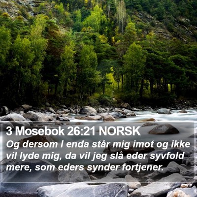 3 Mosebok 26:21 NORSK Bible Verse Image