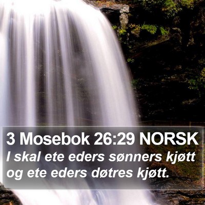 3 Mosebok 26:29 NORSK Bible Verse Image