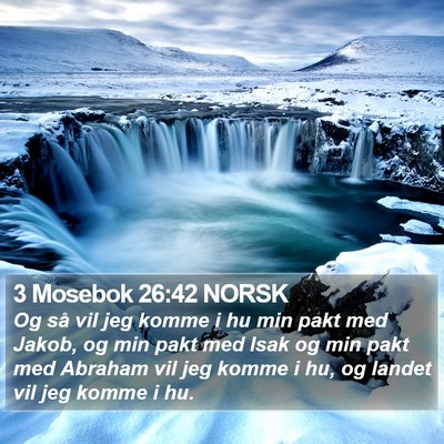 3 Mosebok 26:42 NORSK Bible Verse Image