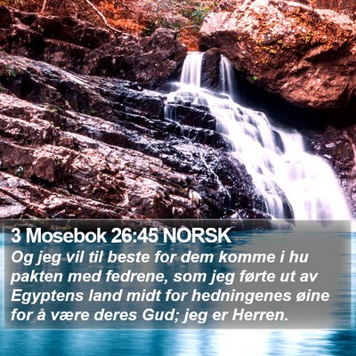 3 Mosebok 26:45 NORSK Bible Verse Image