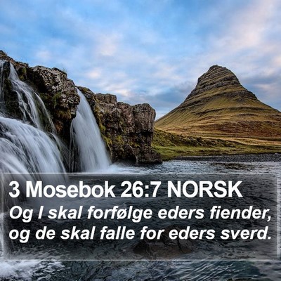 3 Mosebok 26:7 NORSK Bible Verse Image